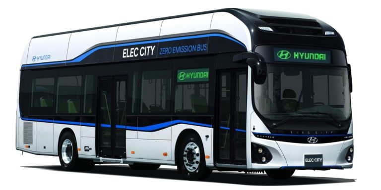 Hyundai представили електричний автобус із дальністю ходу 290 кілометрів