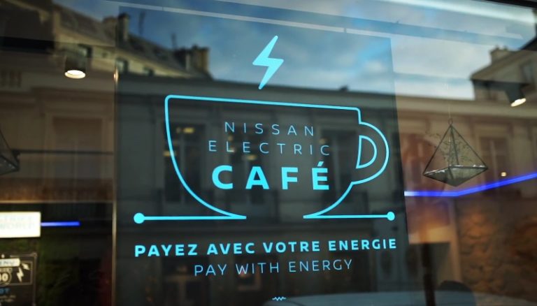 В кафе від Nissan можна розплатитися електроенергією