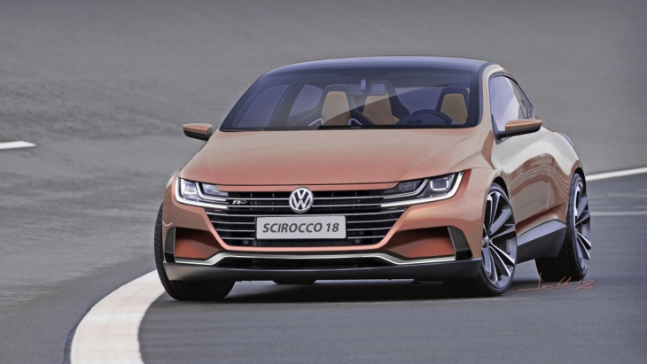 Volkswagen Scirocco – спортивне електричне купе