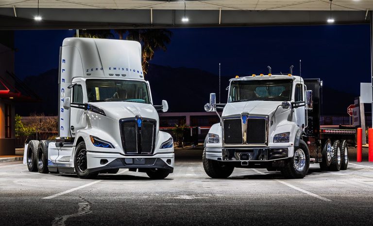 Kenworth представляє два нові електричні вантажівки