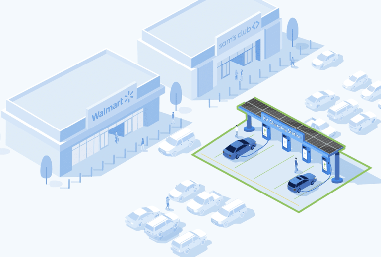 Walmart планує володіти та експлуатувати зарядні станції для електромобілів на тисячах локацій до 2030 року