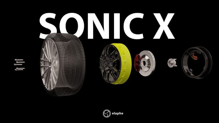 Elaphe представляє платформу колісного двигуна Sonic X для високопродуктивних електромобілів