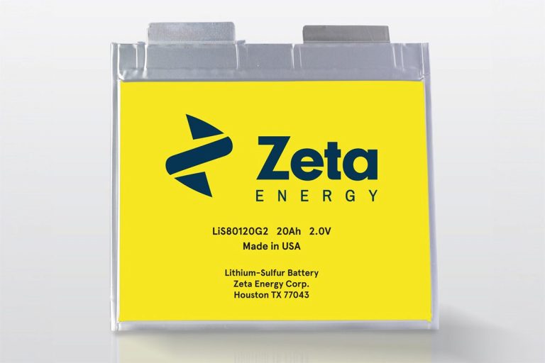 Zeta Energy досягає прориву в технології літій-сірчаних акумуляторів