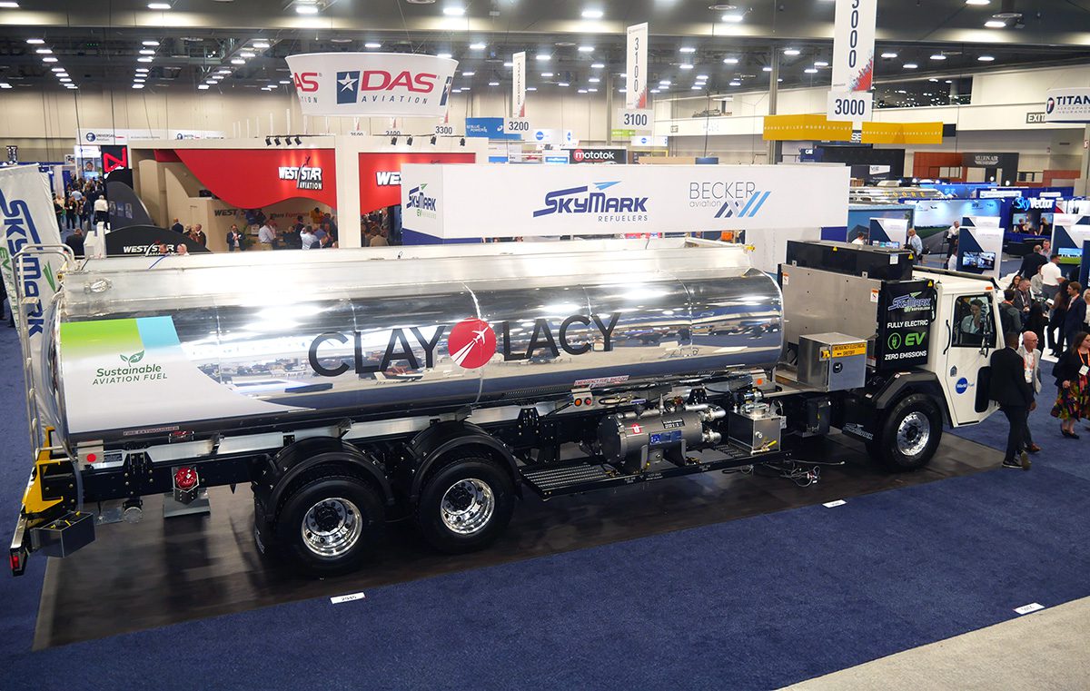 Skymark Refuelers представила електричний заправник для літаків ємністю 7000 галонів