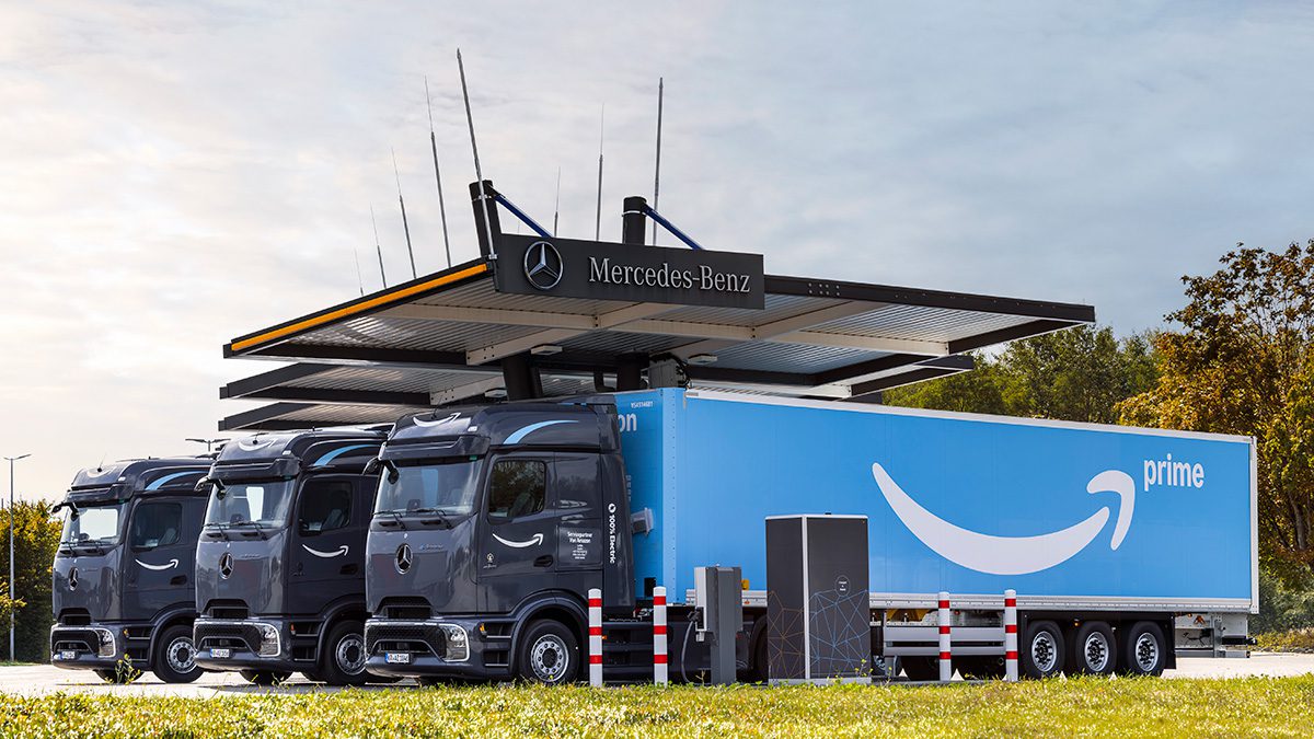 Amazon запускає впровадження 50 електричних вантажівок Mercedes-Benz eActros 600 у Німеччині