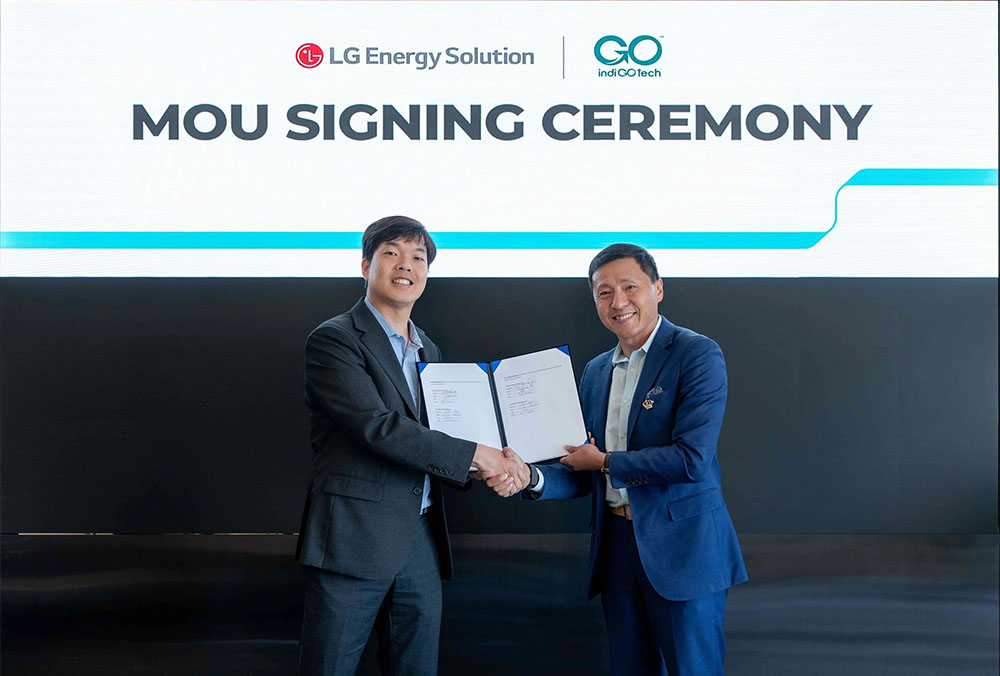 LG Energy Solution підписує меморандум про співпрацю для постачання елементів серії 46 для електромобілів indiGOtech