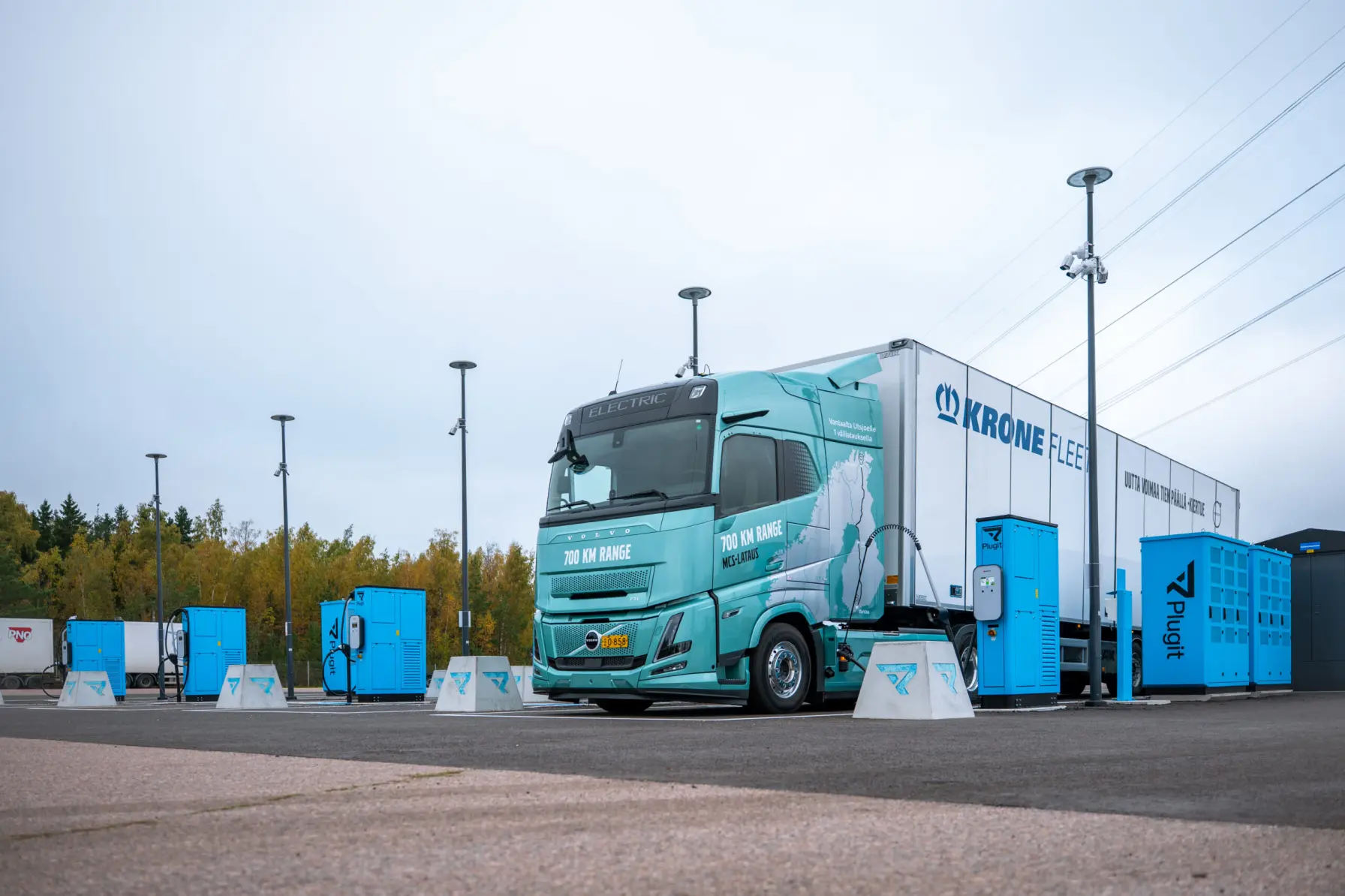 Plugit та Volvo демонструють Megawatt Charging System у Фінляндії
